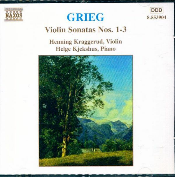 Livrenpoche : Grieg : Sonates pour violon Nos 1 à 3 - H. Kraggerud, H. Kjekshus, Henning Kraggerud, Helge Kjekshus - CD