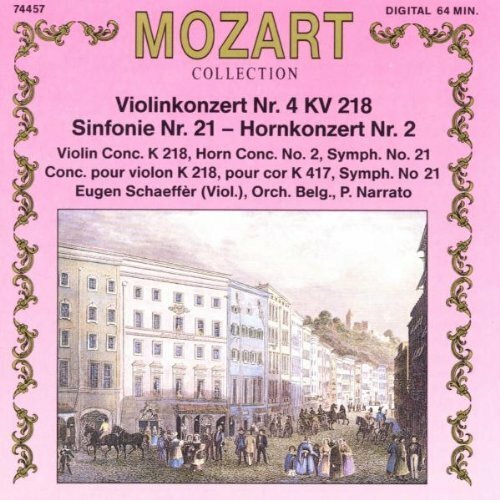Livrenpoche : Violienkonzert/hornkonzert - Mozart - CD