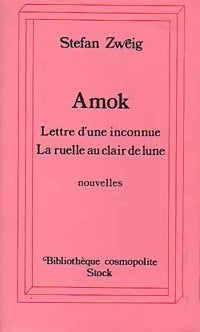 Livrenpoche : Amok - Stefan Zweig - Livre