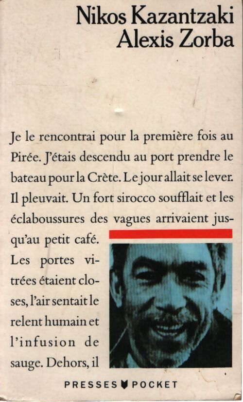 Alexis Zorba - Nikos Kazantzaki - Livre