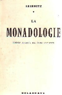 Livrenpoche : La monadologie - Gottfried Wilhelm Leibniz, G. -W Leibnitz - Livre