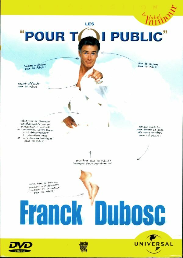 Livrenpoche : Franck Dubosc - Les pour toi public - Jean-Philippe Blime - DVD