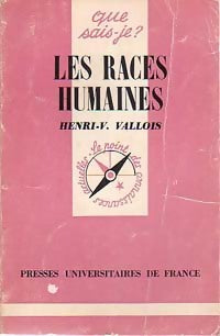 Les races humaines - Henri-V. Vallois - Livre