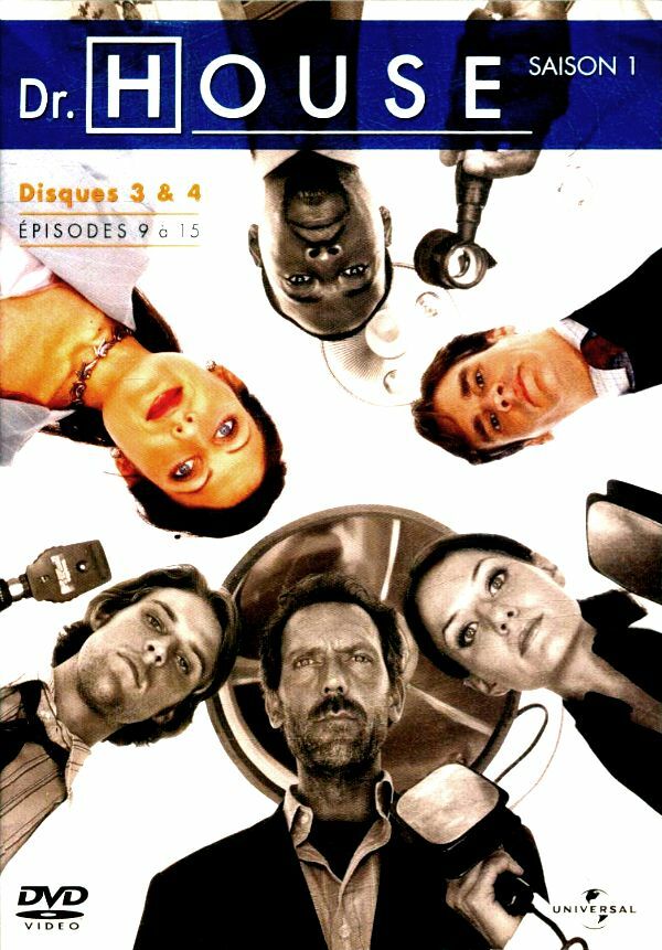 Livrenpoche : Dr.House; saison 1; disques 3 et 4; épisodes 9 à 15 - XXX - DVD