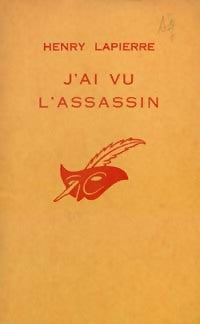 Livrenpoche : J'ai vu l'assassin - Henry Lapierre - Livre