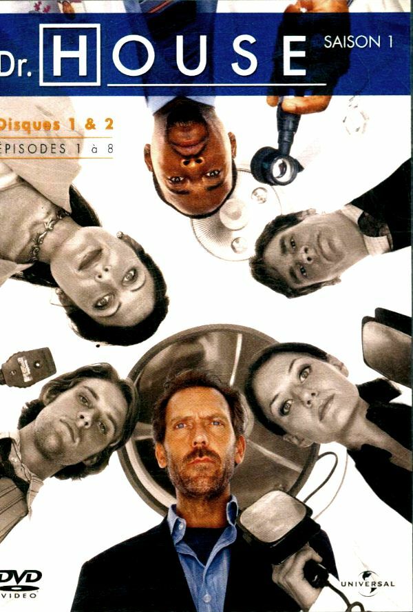 Livrenpoche : Dr.House; saison 1; disques 1 et 2; ép. 1 à 8 - XXX - DVD