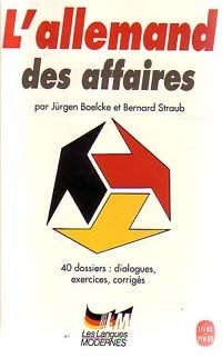 Livrenpoche : L'allemand des affaires - Jürgen Boeckle - Livre