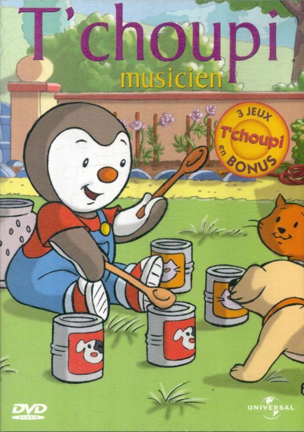 Livrenpoche : T'choupi : Musicien - Jean-Luc François - DVD