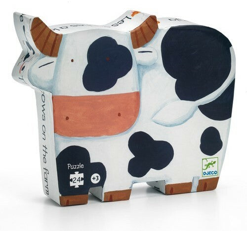 Livrenpoche : Les vaches à la ferme - 24 pcs - - jeuSociete