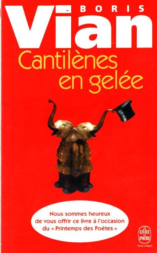 Livrenpoche : Cantilènes en gelée - Boris Vian - Livre