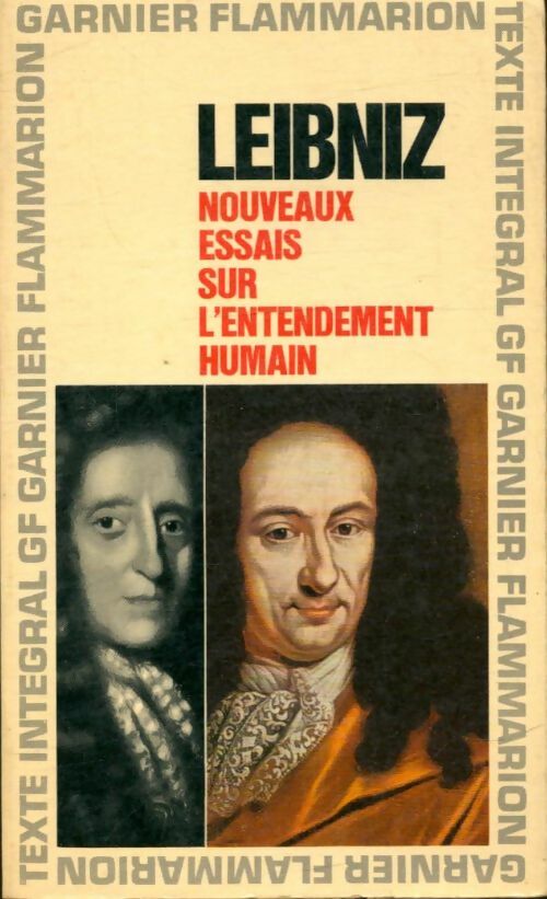 Livrenpoche : Nouveaux essais sur l'entendement humain - Gottfried Wilhelm Leibniz - Livre