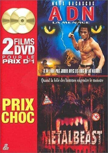 Livrenpoche : ADN - La menace / Metalbeast - Coffret 2 DVD - William Mesa, Alessandro De Gaetano - DVD