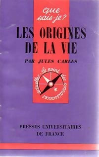 Livrenpoche : Les origines de la vie - Jules Carles - Livre