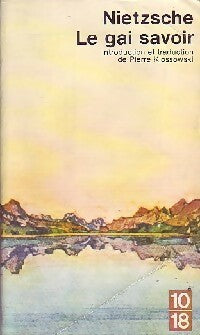 Livrenpoche : Le gai savoir - Friedrich Nietzsche - Livre
