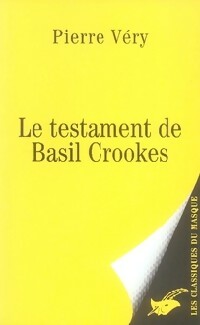Livrenpoche : Le testament de Basil Crokes - Pierre Véry - Livre