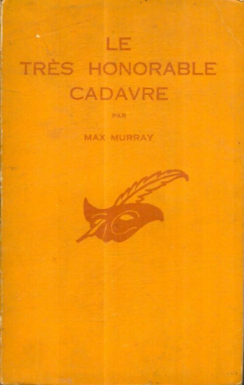 Livrenpoche : Le très honorable cadavre - Max Murray - Livre