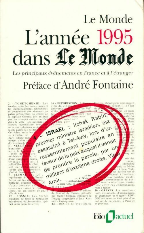Livrenpoche : L'année 1995 dans Le Monde - Collectif - Livre