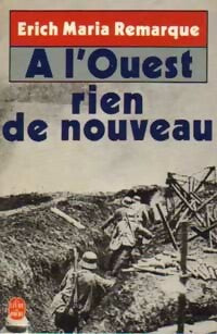 Livrenpoche : A l'ouest, rien de nouveau - Erich Maria Remarque - Livre