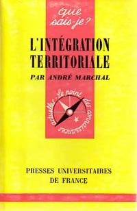 Livrenpoche : L'intégration territoriale - A. Marchal - Livre