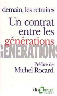Livrenpoche : Un contrat entre les générations - Collectif - Livre