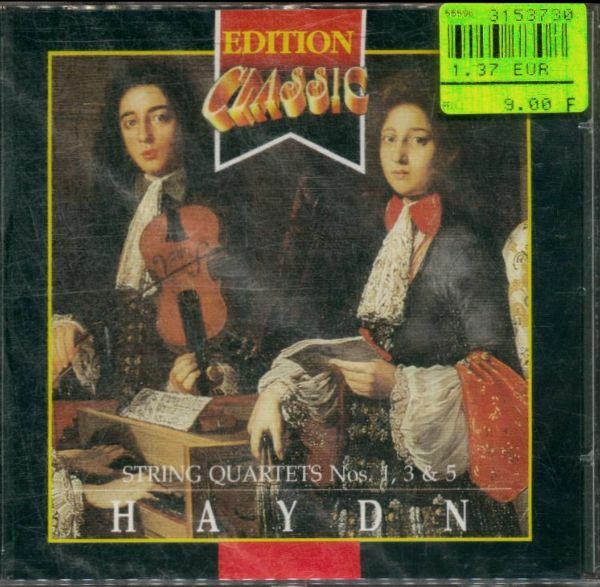 Livrenpoche : Haydn String Quartets 1,3,5 - Caspar Da Salo Quartett - CD