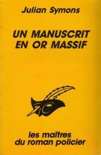 Livrenpoche : Un manuscrit en or massif - Julian Symons - Livre