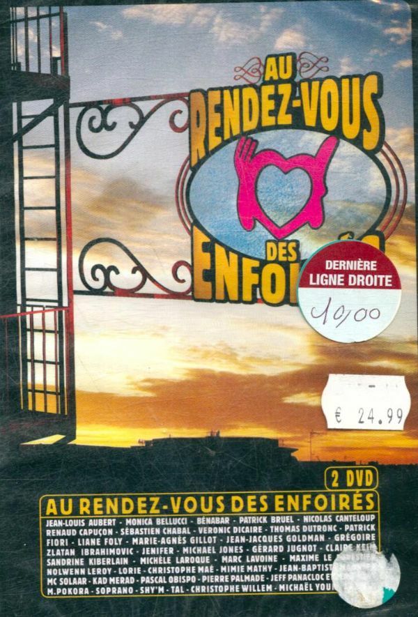 Livrenpoche : 2016 : Au Rendez-Vous Des Enfoirés - 2 DVD - Inclus le single Liberté - XXX - DVD
