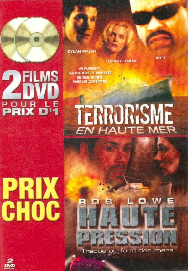Livrenpoche : Haute pression, traque au fond des mers / Terrorisme en haute mer - Jim Wynorski, Jean Pellerin - DVD