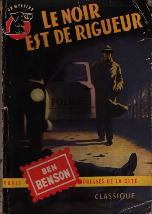 Le noir est de rigueur - Ben Benson - Livre