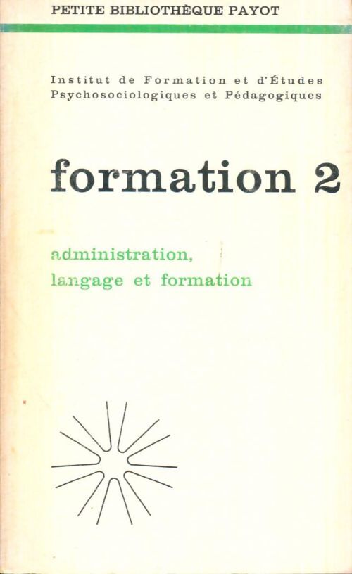 Livrenpoche : Formation 2 - Collectif - Livre