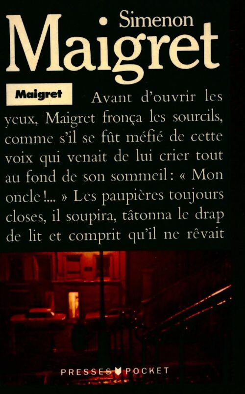 Livrenpoche : Maigret - Georges Simenon - Livre