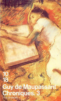 Livrenpoche : Chroniques Tome III - Guy De Maupassant - Livre