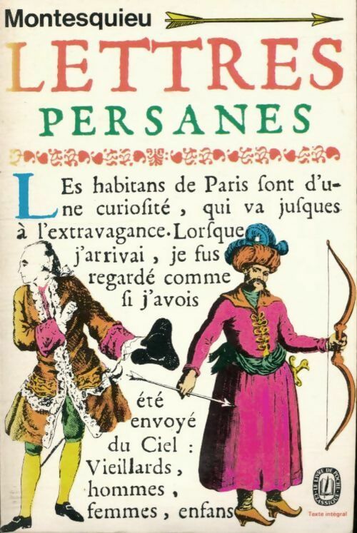 Livrenpoche : Lettres persanes Tome II - Charles De Montesquieu - Livre