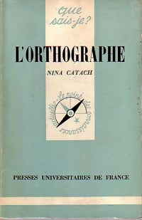 Livrenpoche : L'orthographe - Nina Catach - Livre