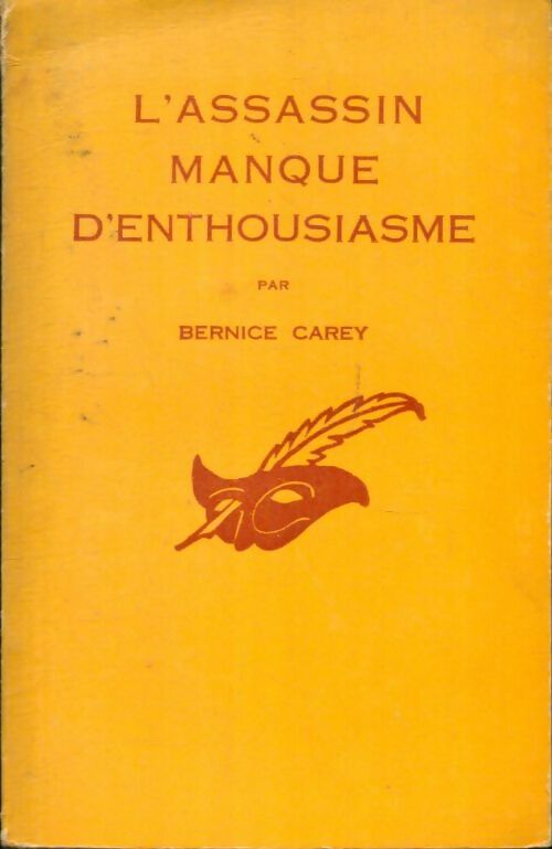 Livrenpoche : L'assassin manque d'enthousiasme - Bernice Carey - Livre
