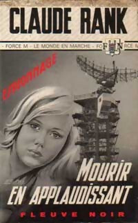Livrenpoche : Mourir en applaudissant - Claude Rank - Livre