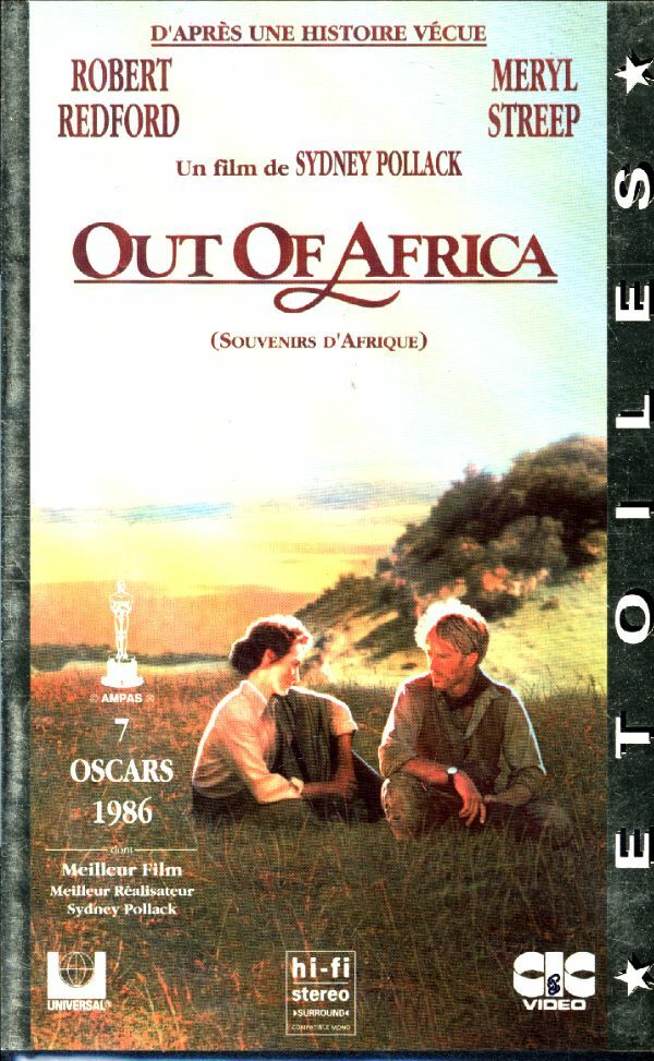 Livrenpoche : Out of Africa (VHS) - Sydney Pollack - VHS