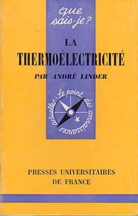 Livrenpoche : La thermoélectricité - André Linder - Livre