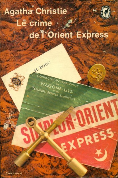 Le crime de l'Orient-Express - Agatha Christie -  Le Livre de Poche - Livre
