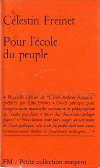 Livrenpoche : Pour l'école du peuple - Célestin Freinet - Livre