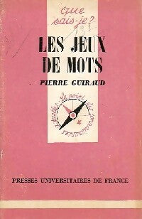 Livrenpoche : Les jeux de mots - Pierre Guiraud - Livre