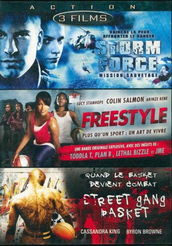 Livrenpoche : Action 2 : Storm Force, Freestyle, Streetgang Basket - XXX - DVD