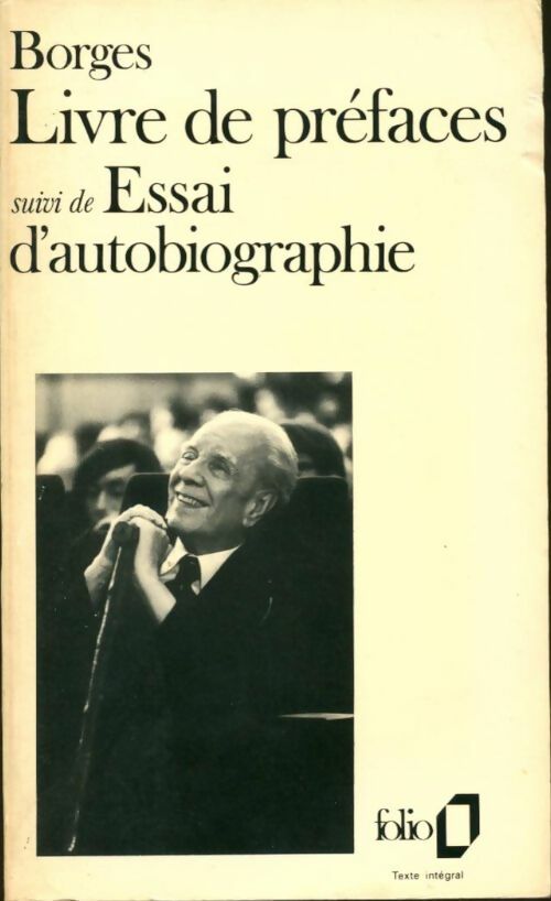 Livrenpoche : Livre de préfaces / Essai biographique - Jorge Luis Borges - Livre