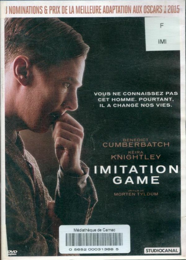 Livrenpoche : Imitation Game - Morten Tyldum - DVD