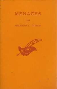 Menaces - Allison L. Burks - Livre
