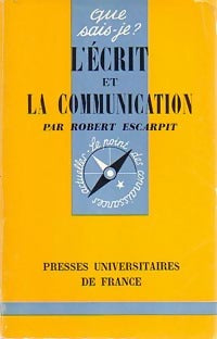 Livrenpoche : L'écrit et la communication - Robert Escarpit - Livre