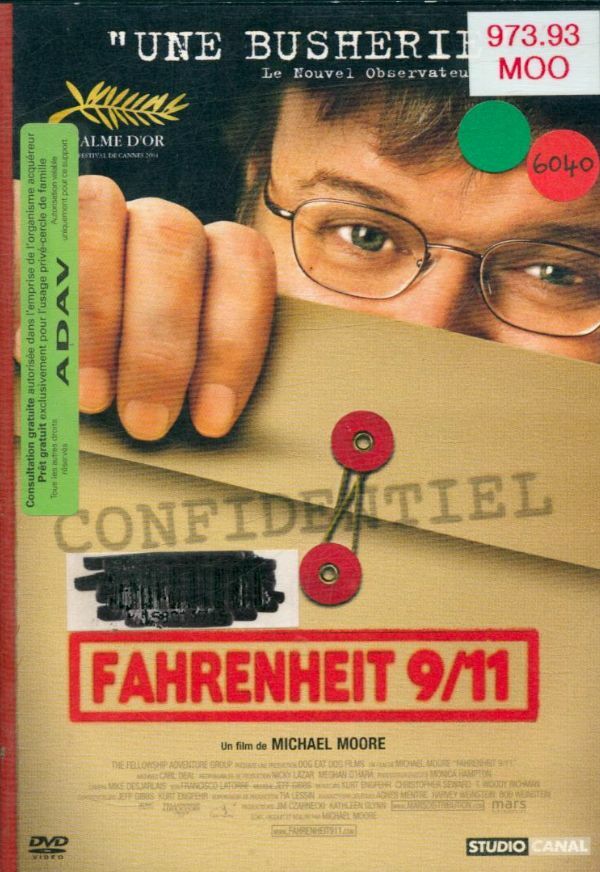 Livrenpoche : Fahrenheit 9/11 - Moore, Michael - DVD