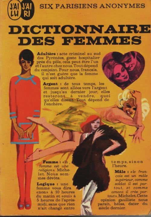 Livrenpoche : Dictionnaire des femmes - Six Parisiens anonymes - Livre