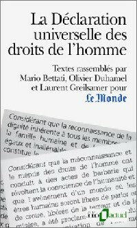Livrenpoche : La Déclaration universelle des droits de l'homme - Collectif - Livre