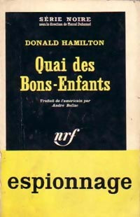 Livrenpoche : Quai des bons-enfants - Donald Hamilton - Livre